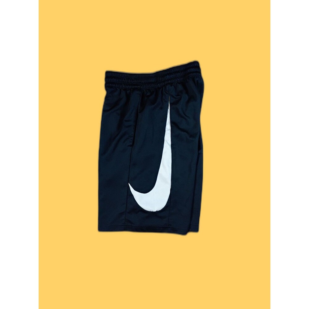 Nike Dri-Fit Shorts Mens XS Black Big Swoosh Athletic